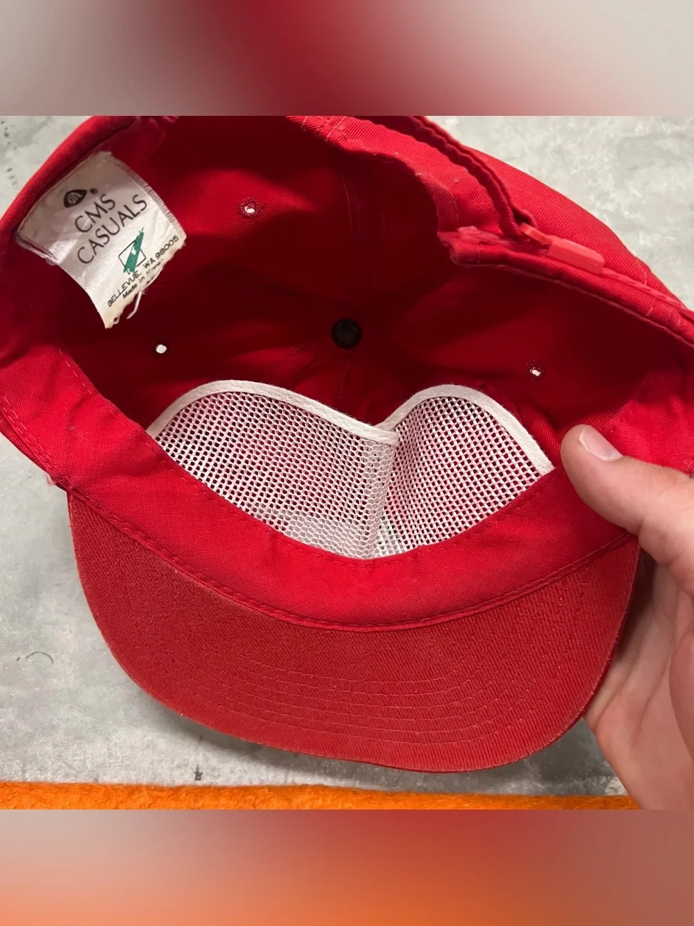Vintage 80s Everybody Duck Golf Hat Red Foam Rope Trucker Cap Yupoong Korea